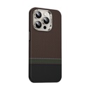 Apple iPhone 15 Pro Max Uyumlu Kılıf Magsafe Şarj Özellikli Karbon Fiber Tasarımlı Benks Prestige ArmorPro Kevlar Kapak - 3