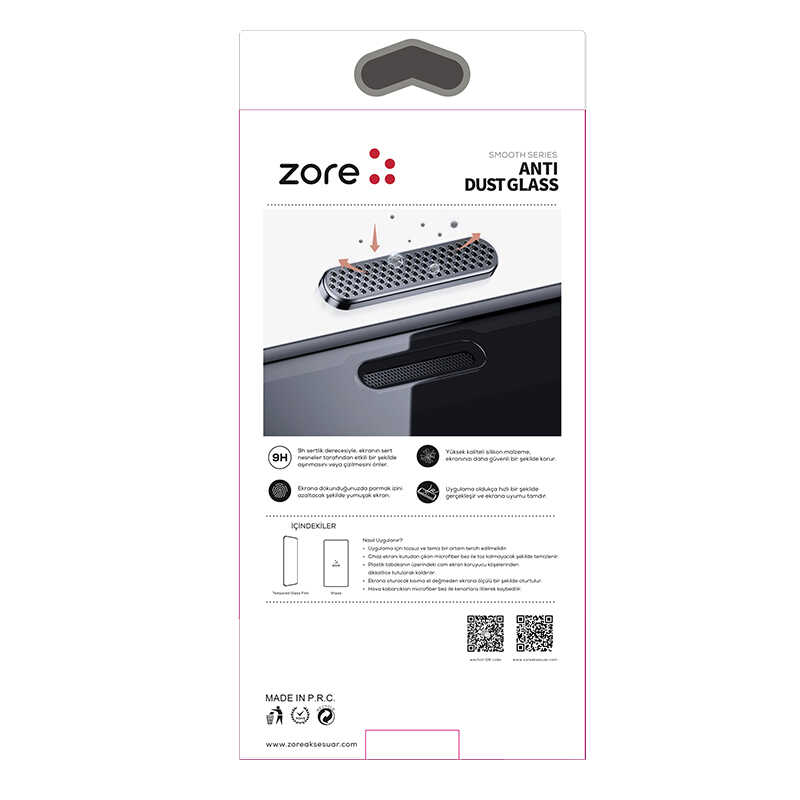 Apple iPhone 16E Uyumlu Zore Anti-Dust Temperli Ekran Koruyucu - 3