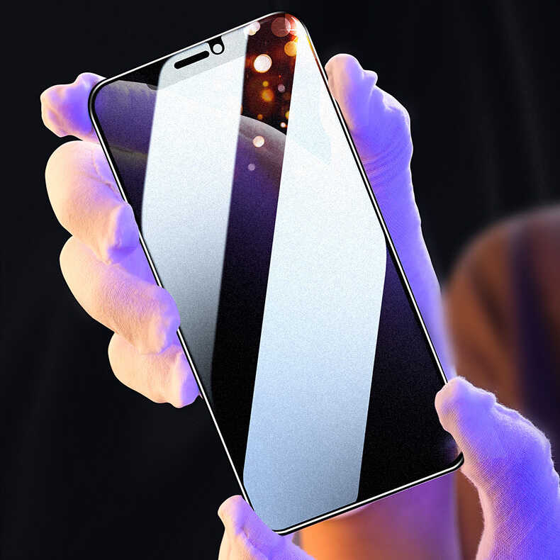 Apple iPhone 16E Uyumlu Zore Fit Hard Mat Privacy Cam Ekran Koruyucu - 2