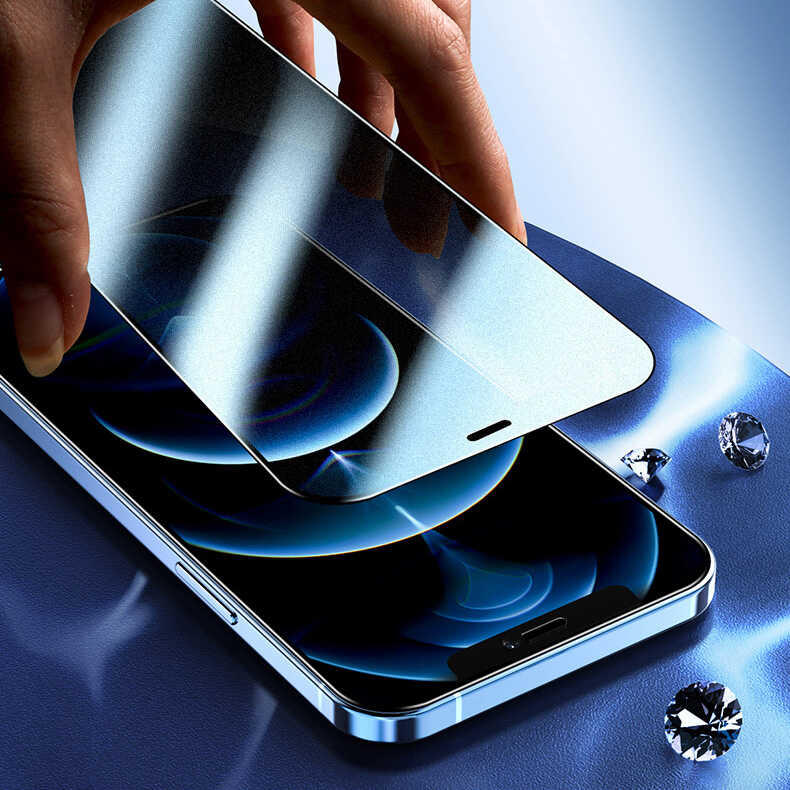 Apple iPhone 16E Uyumlu Zore Fit Hard Mat Privacy Cam Ekran Koruyucu - 3
