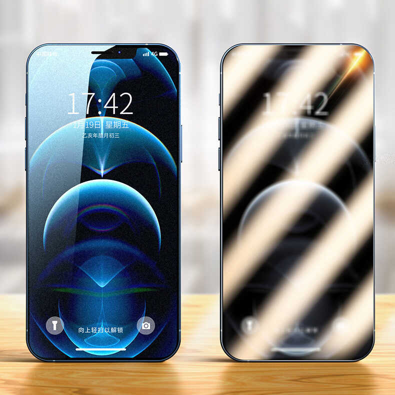 Apple iPhone 16E Uyumlu Zore Fit Hard Mat Privacy Cam Ekran Koruyucu - 10