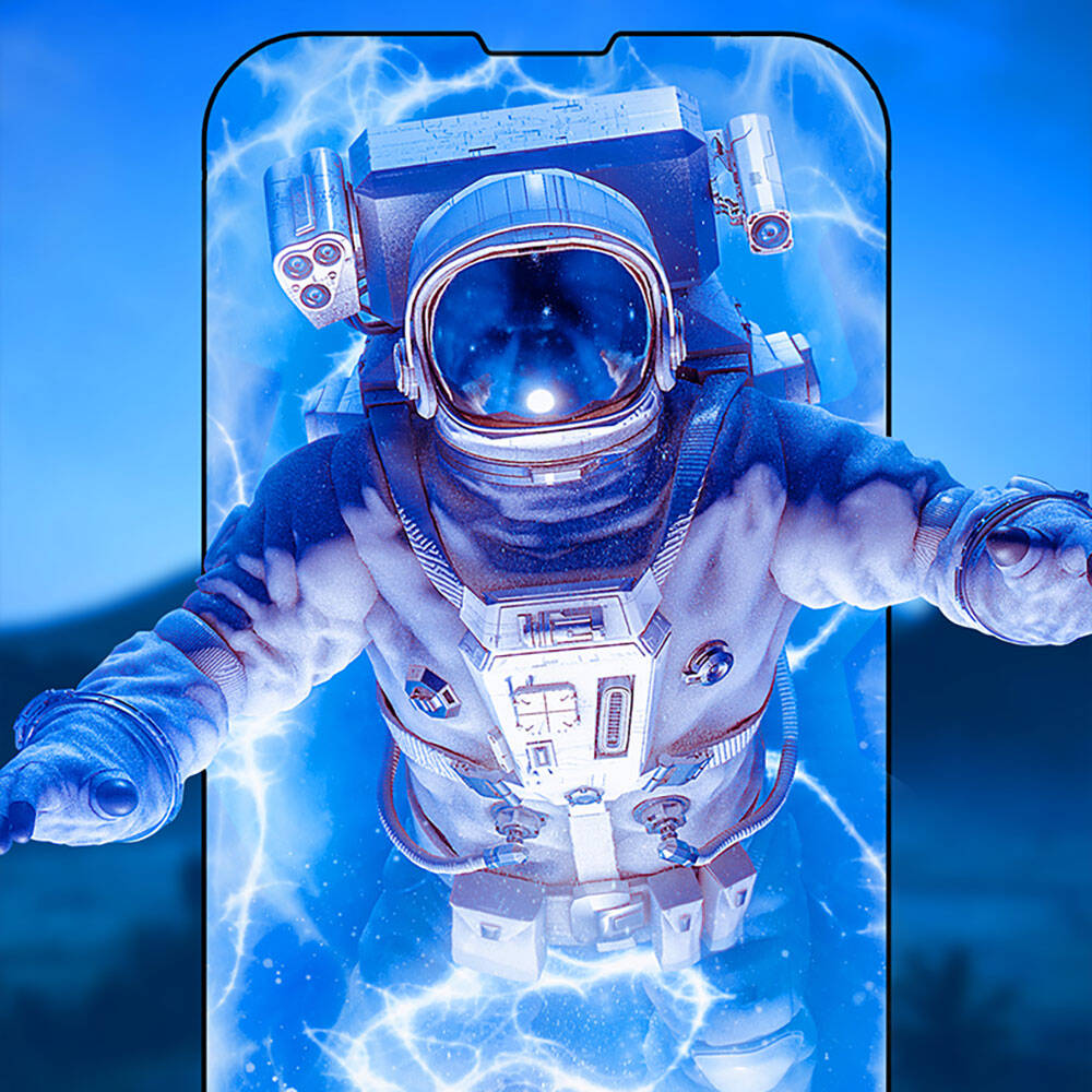 Apple iPhone 16E Uyumlu Recci RSP-A10 HD Temperli Cam Ekran Koruyucu + Kolay Uygulama Aparatlı - 8