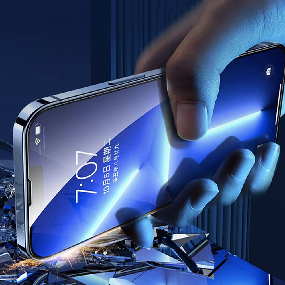 Apple iPhone 16E Uyumlu Recci RSP-A10 HD Temperli Cam Ekran Koruyucu + Kolay Uygulama Aparatlı - 10