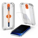 Apple iPhone 16E Uyumlu Wiwu Easy İnstall iPrivacy Temperli Ekran Koruyucu - 4