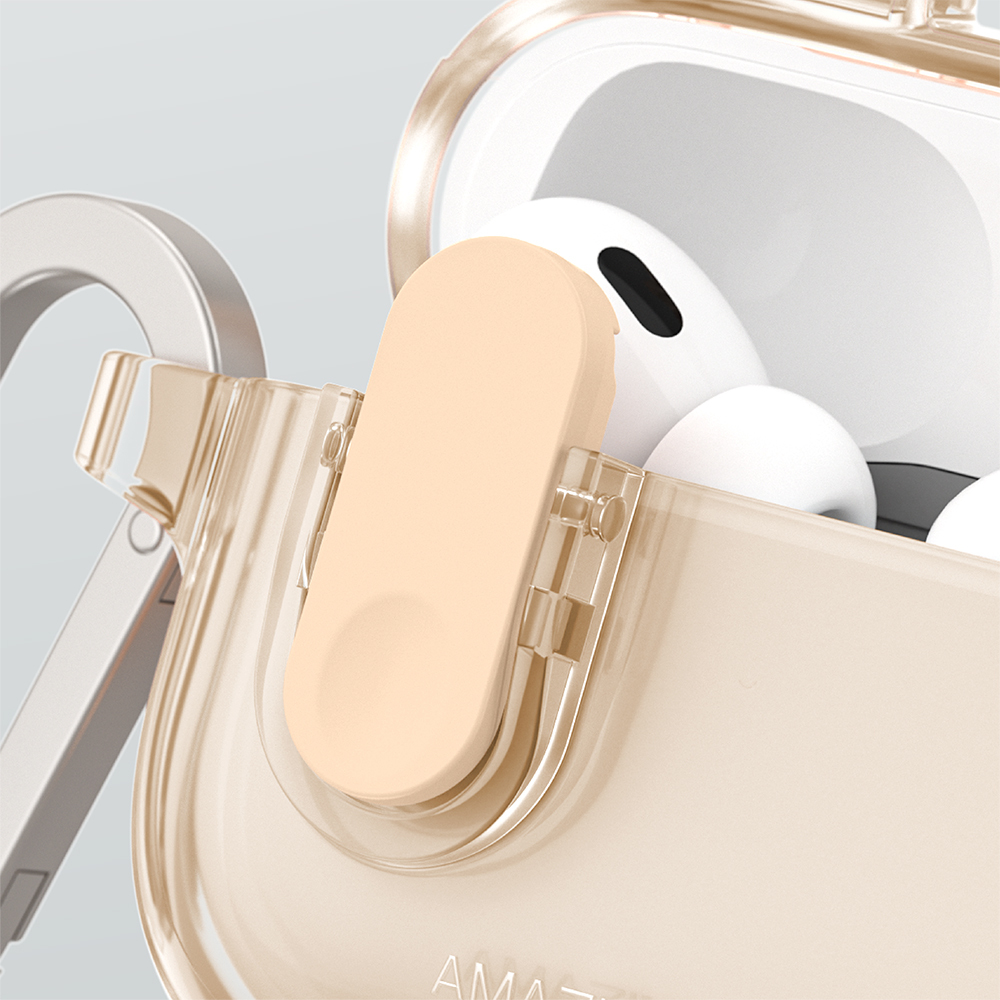 Apple Airpods Pro 2 Uyumlu Amazingthing Magnetik Kilit Tasarımlı Minimal Serisi Kılıf - 9