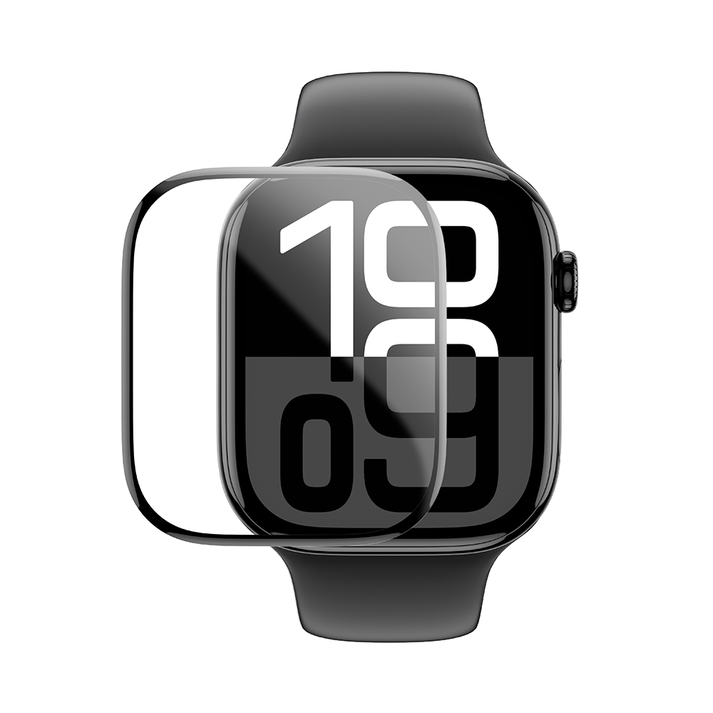 Apple Watch 10 42mm Uyumlu Amazingthing Radix Protective Parmak İzi Bırakmayan HD Ekran Koruyucu Film + Kolay Uygulama Aparatı - 3