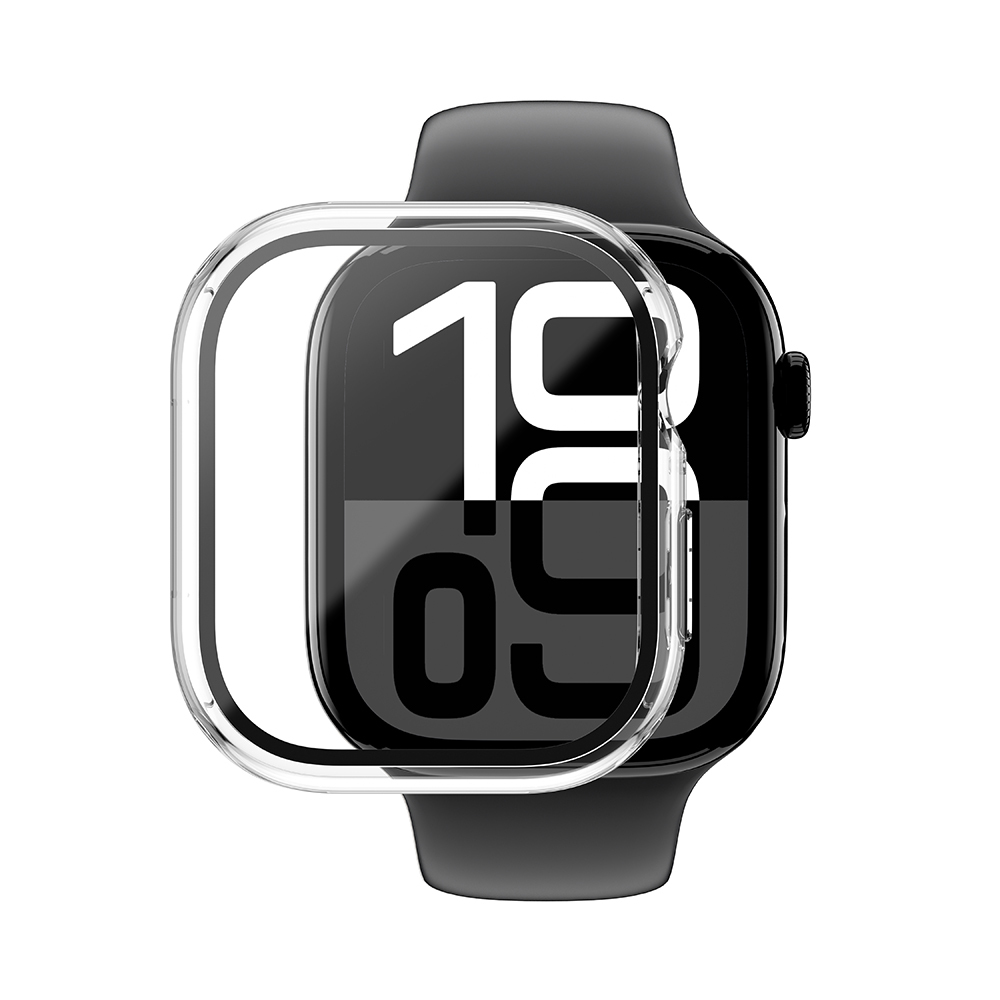 Apple Watch 10 42mm Uyumlu Radix Minimal FullGuard Sert PC Kasa ve Ekran Koruyucu - 1