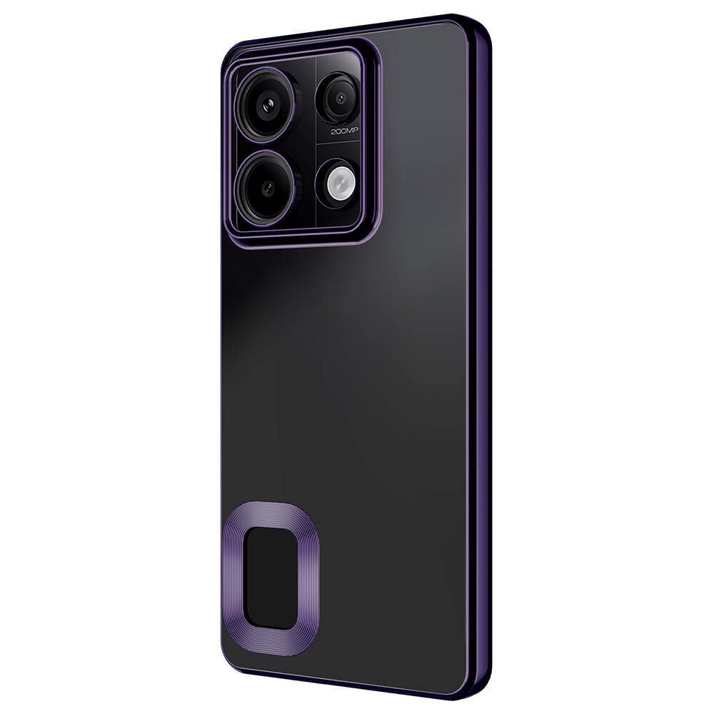 Xiaomi Redmi Note 13 Pro 5G Uyumlu Kılıf Kamera Korumalı Logo Gösteren Zore Omega Kapak - 7
