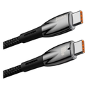 Baseus Glimmer Series 100W Type-C to Type-C Hızlı Data ve Şarj Kablosu 1 Metre