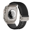 Apple Watch 44mm Uyumlu Zore KRD-113 Spor Görünümlü Silikon Kordon - 1