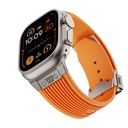 Apple Watch 44mm Uyumlu Zore KRD-113 Spor Görünümlü Silikon Kordon - 12