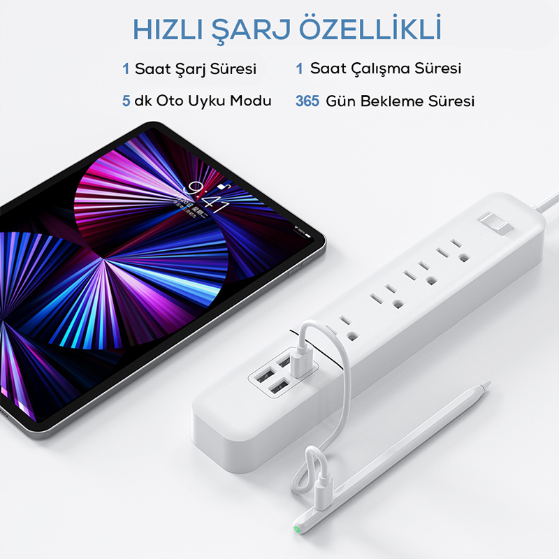 Zore Yeni Seri Pencil 16 Stylus Dokunmatik Tablet Kalemi - 3