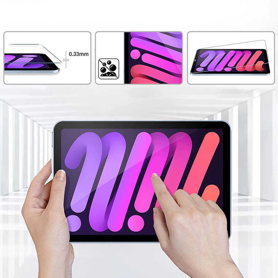 Apple iPad 11.Nesil 2025 Zore Tablet Temperli Cam Ekran Koruyucu - 6