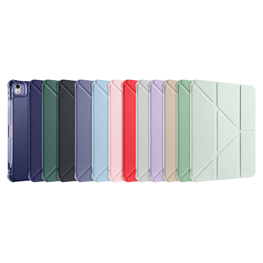 Apple iPad Air 11 2025 M3 Kılıf Zore Tri Folding Kalem Bölmeli Standlı Kılıf - 25