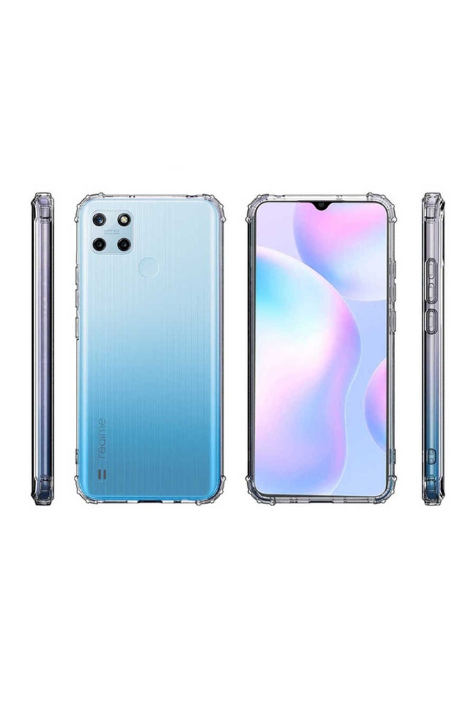 Megafox Teknoloji Realme C25Y Uyumlu Kılıf 2mm Anti Shock Silikon