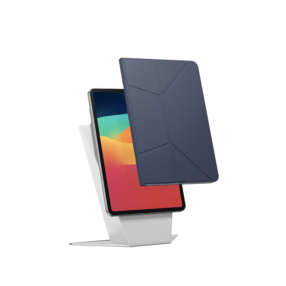 Apple iPad Air 11 2025 M3 Amazingthing Matte Pro Mag Folio Katlanabilir Magnetik Standlı Kılıf - 7