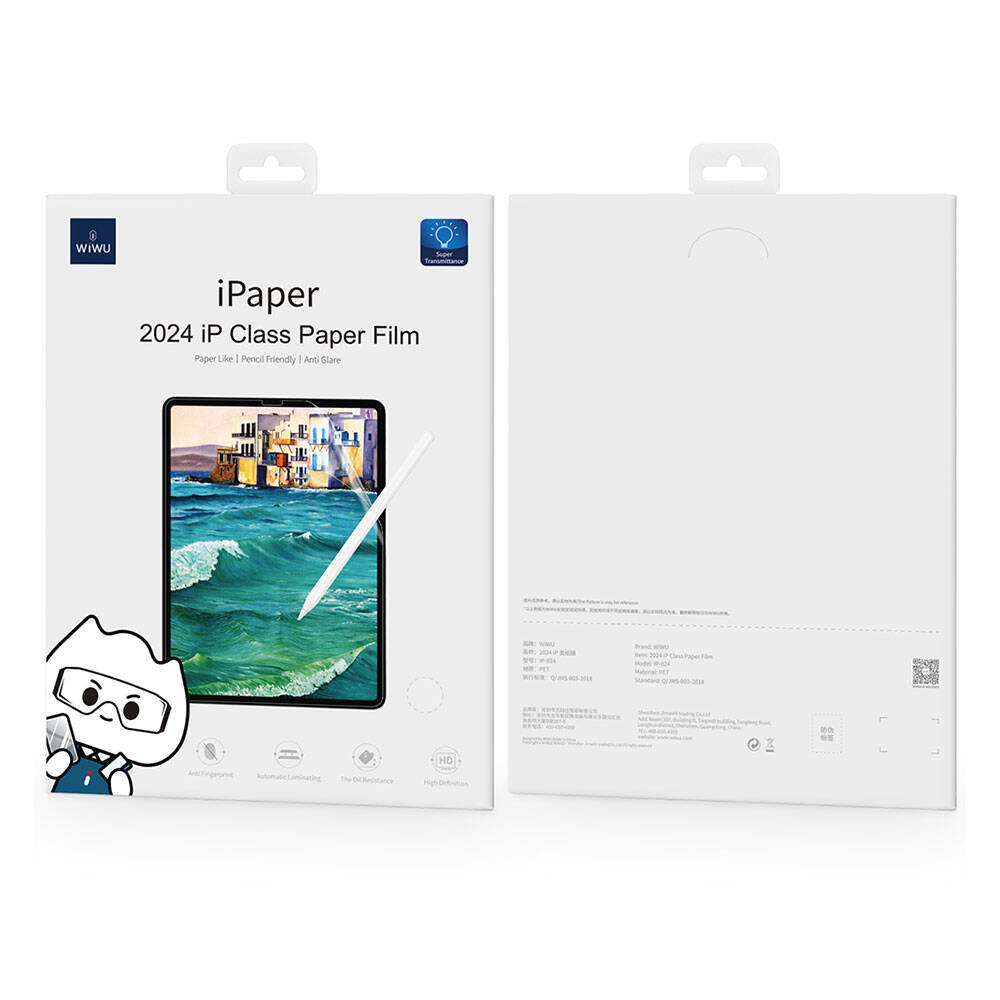 Apple iPad Air 13 2025 M3 Kağıt Hisli Wiwu iPaper Like Tablet Ekran Koruyucu - 6