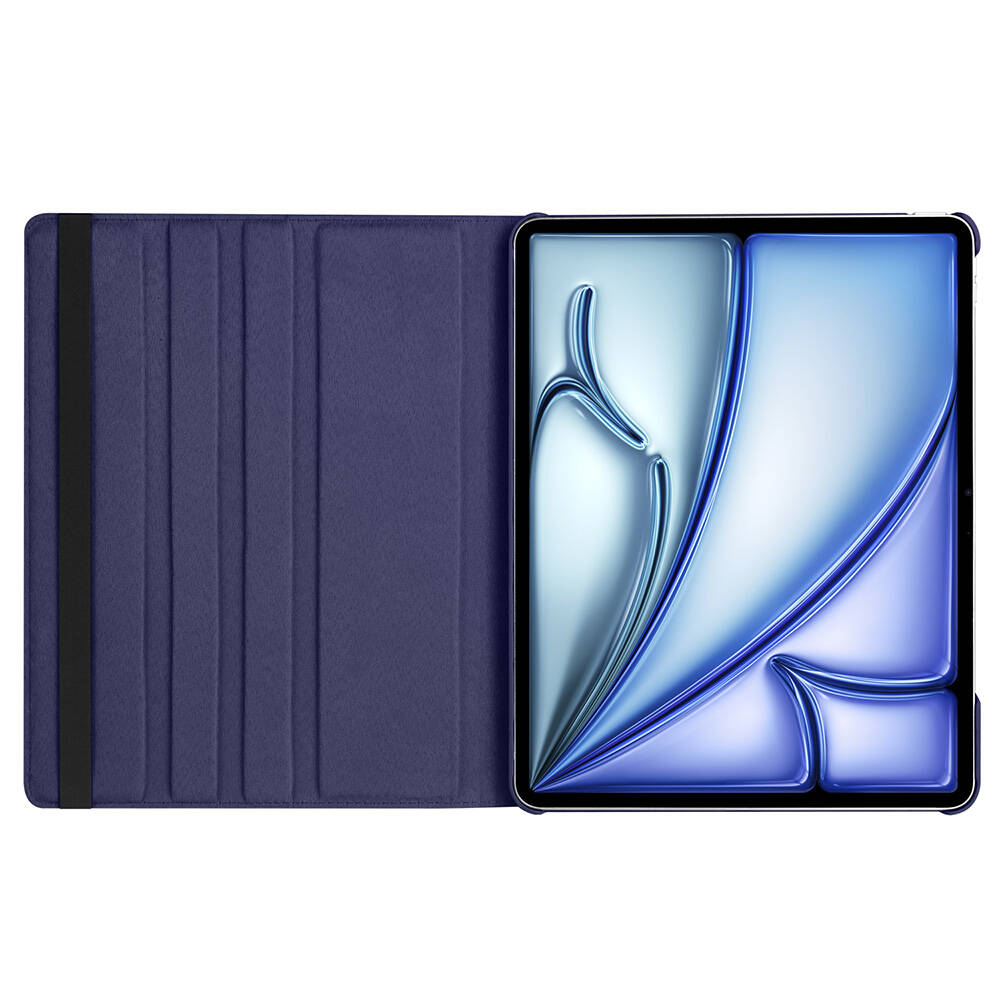 Apple iPad Air 13 2025 M3 Zore Dönebilen Standlı Kılıf - 1