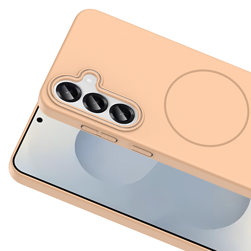 Samsung Galaxy S25 Plus Uyumlu Kılıf Magsafe Şarj Özellikli Zore Ruby Silikon Kapak - 5