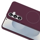 Samsung Galaxy S25 Plus Uyumlu Kılıf Magsafe Şarj Özellikli Zore Ruby Silikon Kapak - 9