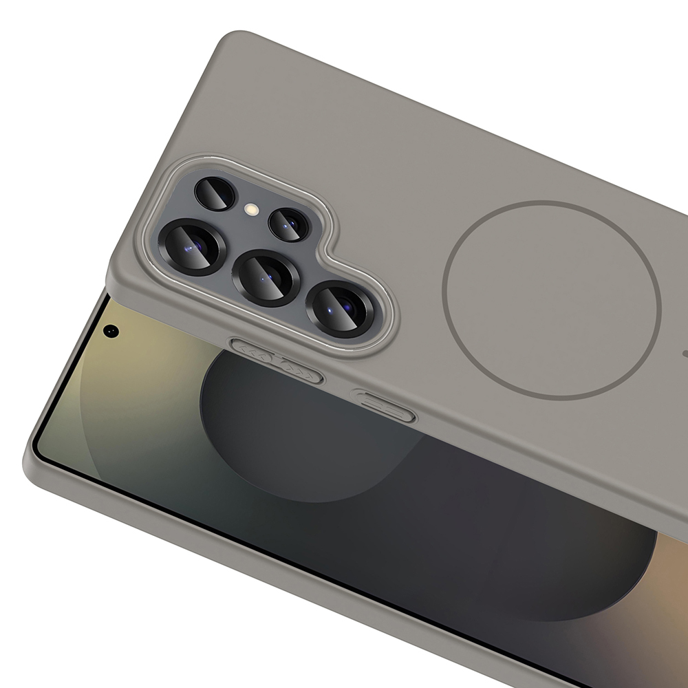 Samsung Galaxy S25 Ultra Uyumlu Kılıf Magsafe Şarj Özellikli Zore Ruby Silikon Kapak - 8