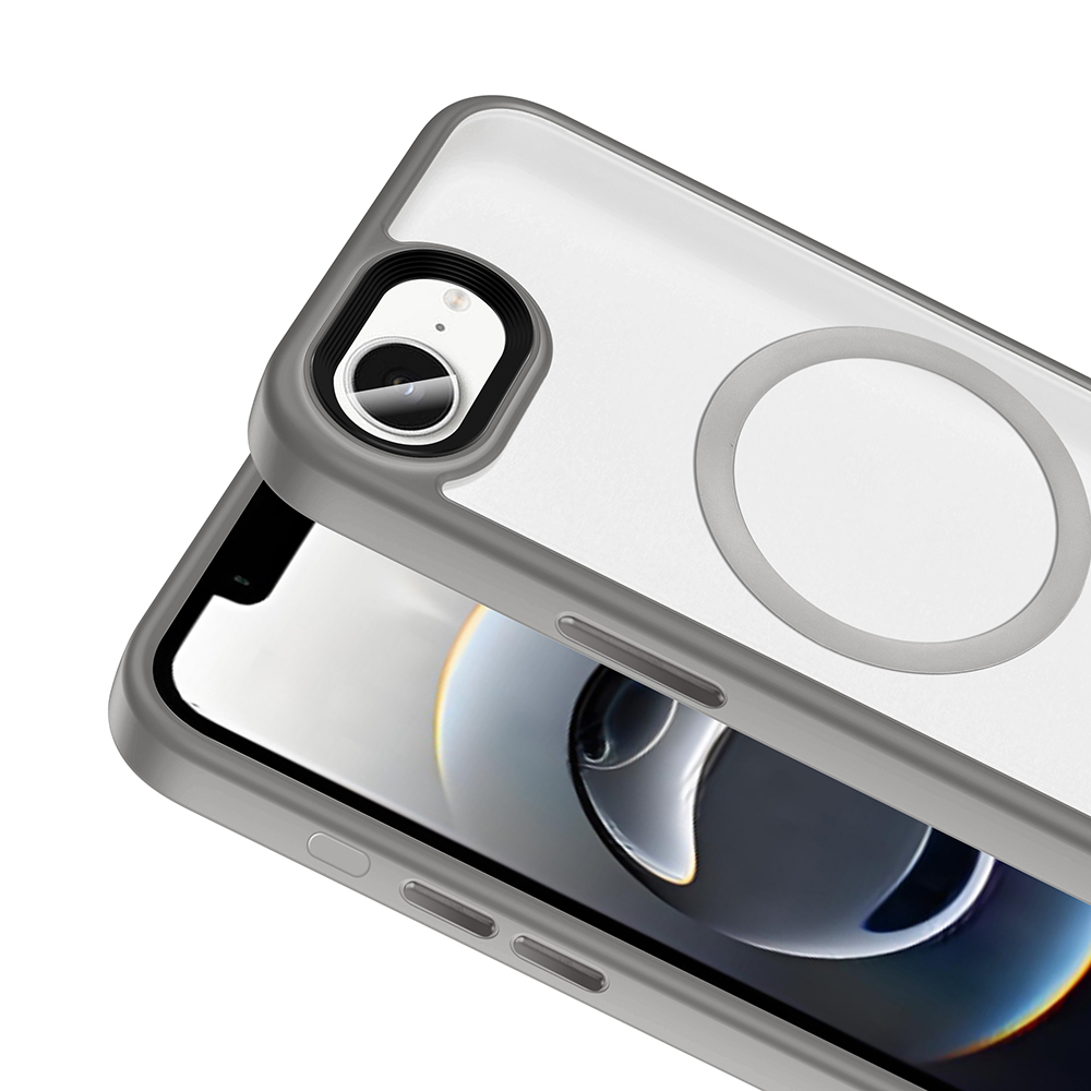 Apple iPhone 16E Uyumlu Kılıf Mat Arka Yüzey Wireless Şarj Özellikli Zore Flet Magsafe Kapak - 2