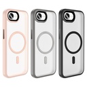 Apple iPhone 16E Uyumlu Kılıf Mat Arka Yüzey Wireless Şarj Özellikli Zore Flet Magsafe Kapak - 7