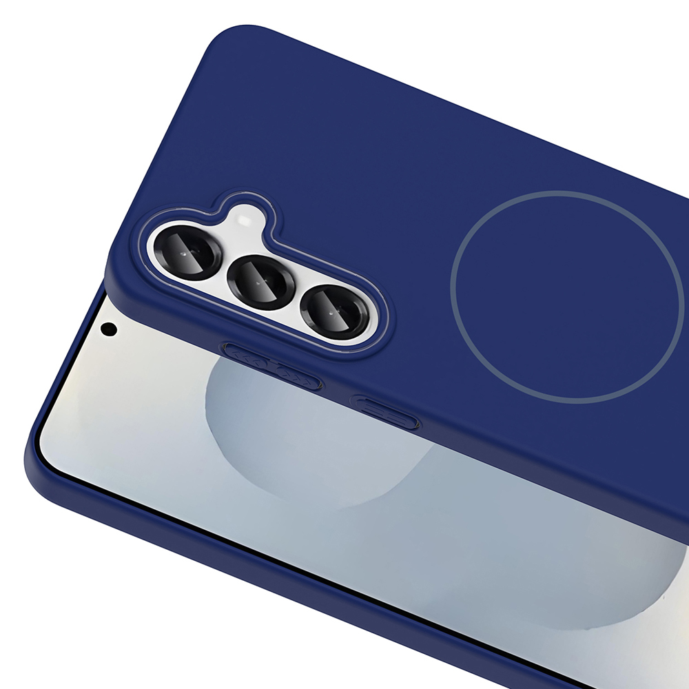 Samsung Galaxy S25 Uyumlu Kılıf Magsafe Şarj Özellikli Zore Ruby Silikon Kapak - 9