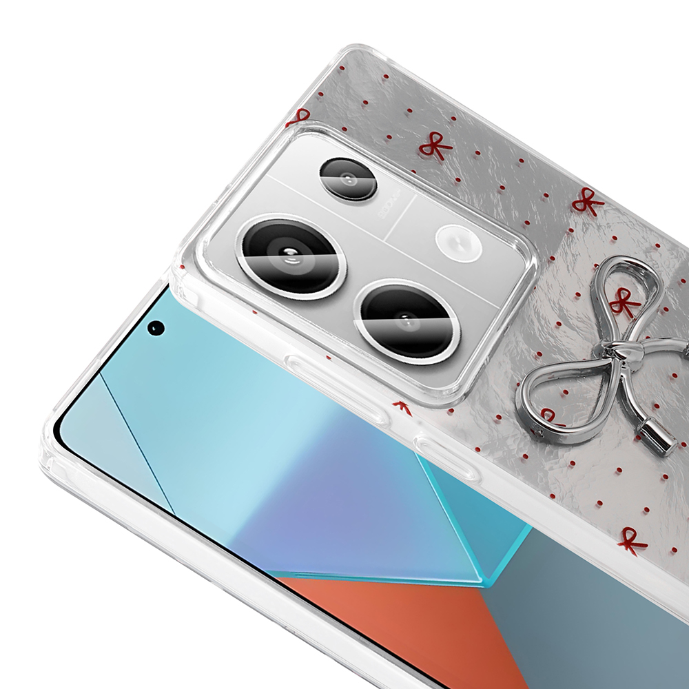 Xiaomi Redmi Note 13 Pro 4G Uyumlu Kılıf Kamera Korumalı Figürlü Zore Ponti Silikon Kapak - 4