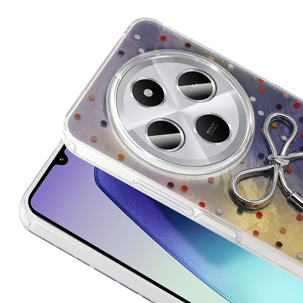 Xiaomi Redmi 14C 4G Uyumlu Kılıf Kamera Korumalı Figürlü Zore Ponti Silikon Kapak