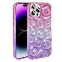 Apple iPhone 14 Pro Max Uyumlu Kılıf Simli 3D Desenli Zore Hacar Kapak - 4