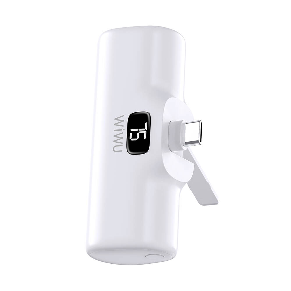 Wiwu Wi-P017 Capsule Serisi 2in1 Mini Taşınabilir Standlı Type-C Powerbank 5000mAh - 4