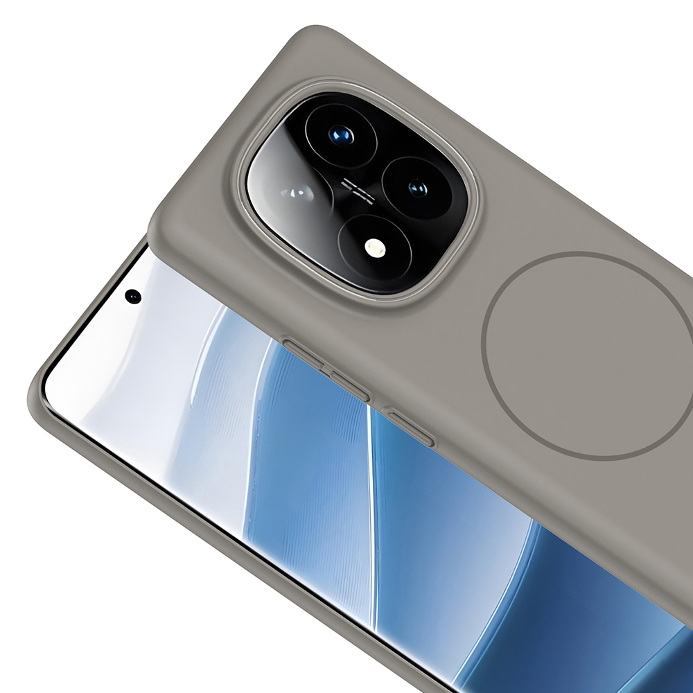 Xiaomi Redmi Note 14 Pro Plus Uyumlu Kılıf Magsafe Şarj Özellikli Zore Ruby Silikon Kapak - 5