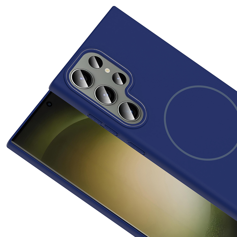 Samsung Galaxy S23 Ultra Uyumlu Kılıf Magsafe Şarj Özellikli Zore Ruby Silikon Kapak - 9