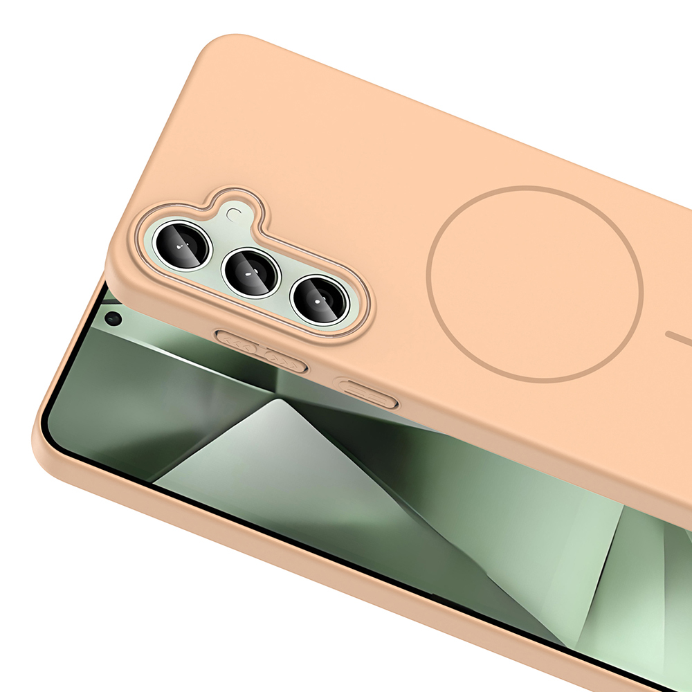 Samsung Galaxy S24 FE Uyumlu Kılıf Magsafe Şarj Özellikli Zore Ruby Silikon Kapak - 8