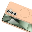 Samsung Galaxy S24 FE Uyumlu Kılıf Magsafe Şarj Özellikli Zore Ruby Silikon Kapak - 8