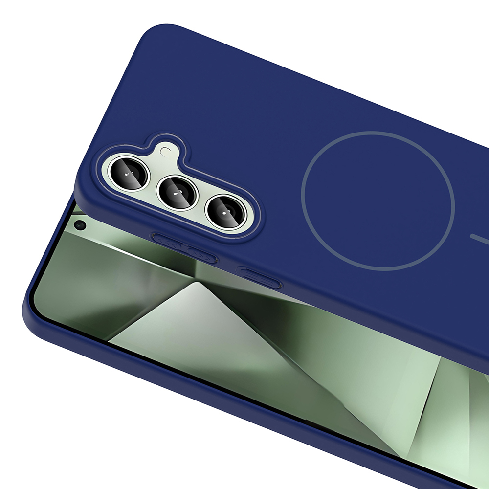 Samsung Galaxy S24 FE Uyumlu Kılıf Magsafe Şarj Özellikli Zore Ruby Silikon Kapak - 9