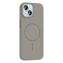 Apple iPhone 15 Uyumlu Kılıf Magsafe Şarj Özellikli Zore Ruby Silikon Kapak - 1