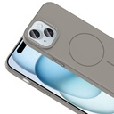 Apple iPhone 15 Uyumlu Kılıf Magsafe Şarj Özellikli Zore Ruby Silikon Kapak - 4