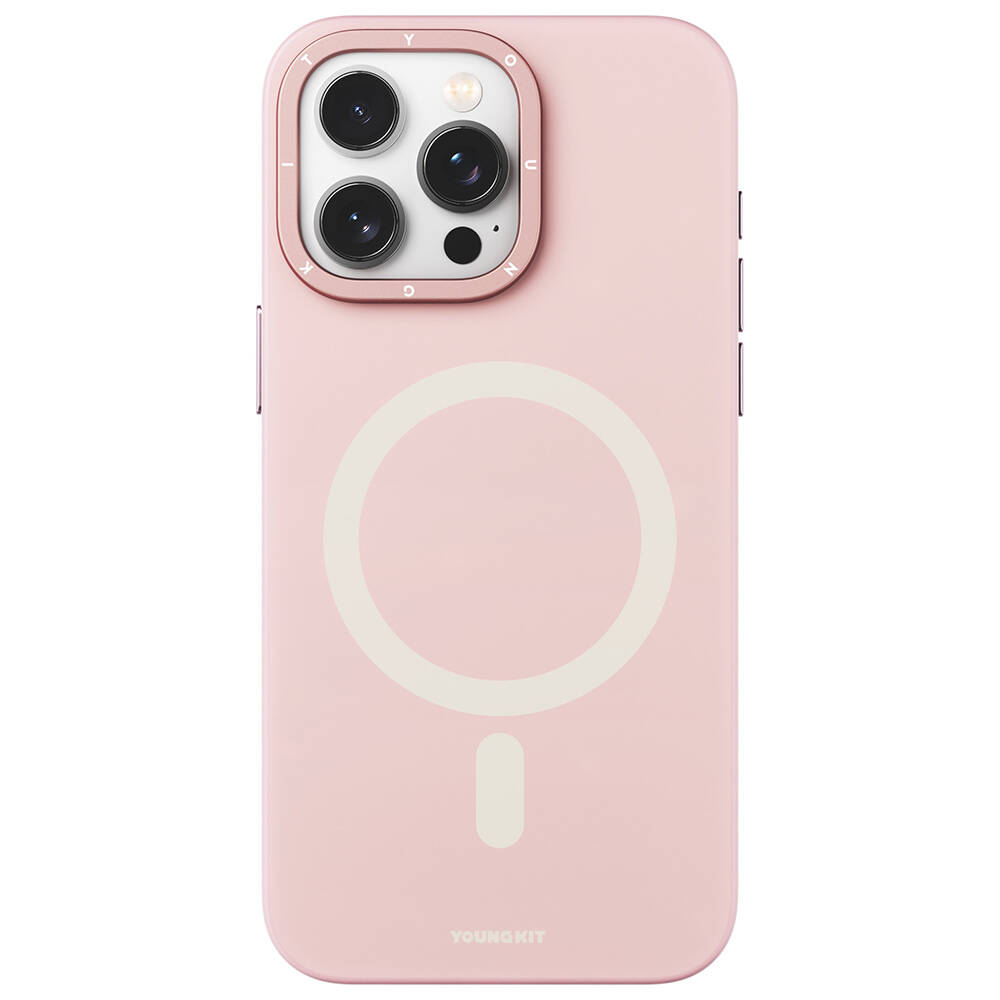 Apple iPhone 14 Pro Max Uyumlu Kılıf Magsafe Şarj Özellikli Çizilmeye ve Aşınmaya Dayanıklı Youngkit Velvet Magnet Serisi Kapak - 5