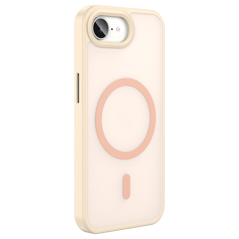 Apple iPhone 16E Uyumlu Kılıf Magsafe Şarj Özellikli Mat Arka Yüzey Zore Sio Kapak - 3