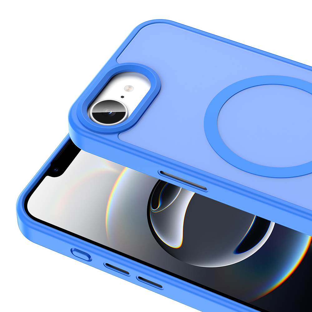 Apple iPhone 16E Uyumlu Kılıf Magsafe Şarj Özellikli Mat Arka Yüzey Zore Sio Kapak - 6