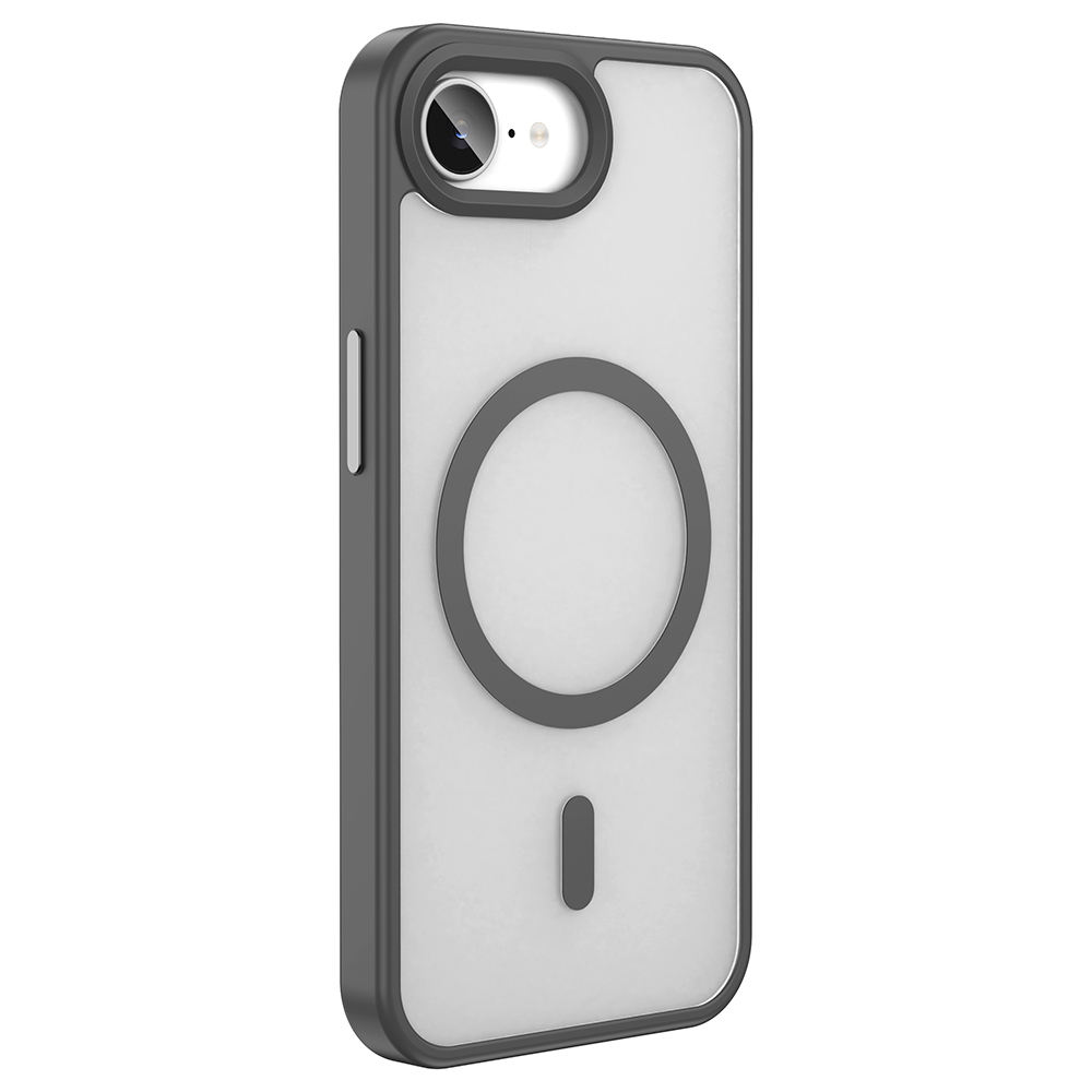 Apple iPhone 16E Uyumlu Kılıf M-safe Şarj Özellikli Mat Arka Yüzey Zore Sio Kapak - 11