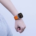 Apple Watch 7 45mm Uyumlu Kordon Youngkit Classical Magnetik Tak Çıkar Silikon Strap Kayış - 2