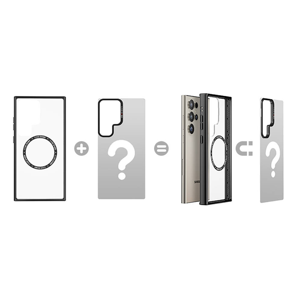 Samsung Galaxy S24 Ultra Uyumlu Magsafe Şarj Özellikli Casebang Ahhey Serisi Arka Panel - 4