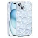 Apple iPhone 15 Uyumlu Kılıf Simli 3D Desenli Zore Hacar Kapak - 2