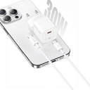 Recci RC77E GaN Teknolojili Hızlı Şarj Başlığı Type-C to Type-C PD 30W Kablolu Şarj Seti - 4