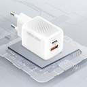 Recci RC83ECC GaN Teknolojili Hızlı Şarj Başlığı USB-A to Type-C PD 35W Kablolu Şarj Seti - 6