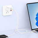 Recci RC85E GaN Teknolojili Hızlı Şarj Başlığı USB-A to Type-C PD 67W Kablolu Şarj Seti - 8