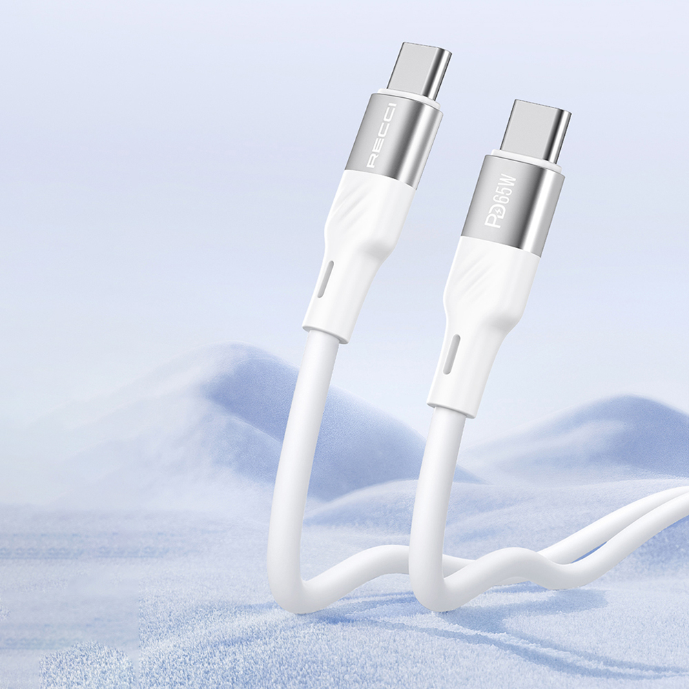 Recci RC85E GaN Teknolojili Hızlı Şarj Başlığı USB-A to Type-C PD 67W Kablolu Şarj Seti - 10